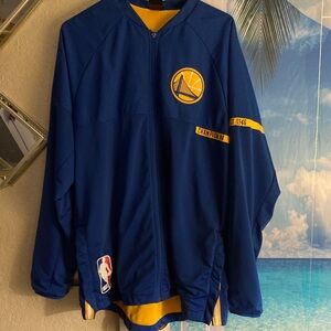 Golden State Warriors Blue Jacket size XL